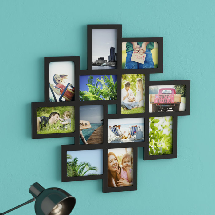 Nordman 12 Opening Decorative Wood Photo Collage Wall Hanging Picture Frame Nordman 12 Opening Decorative Wood Photo Collage Wall Hanging Picture Frame