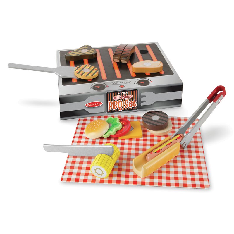 bbq play food set