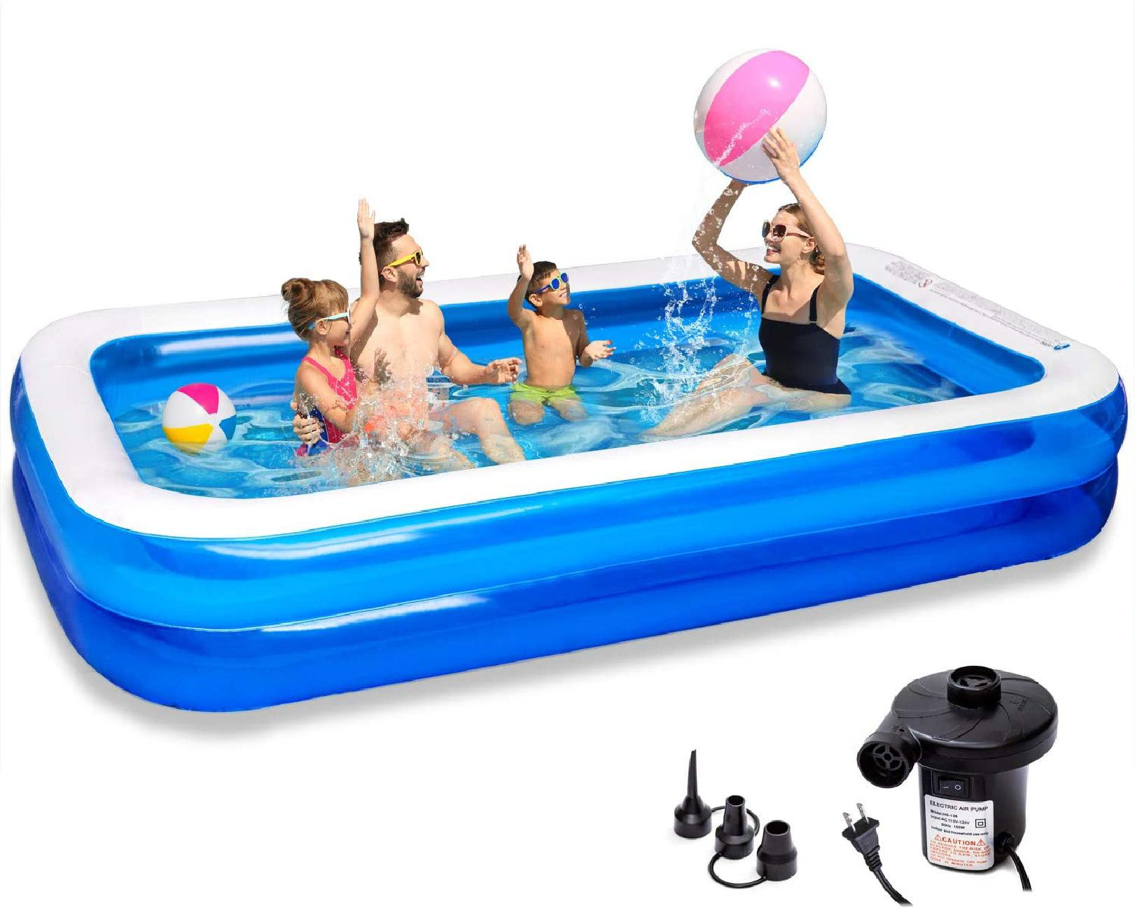 inflatable family pool