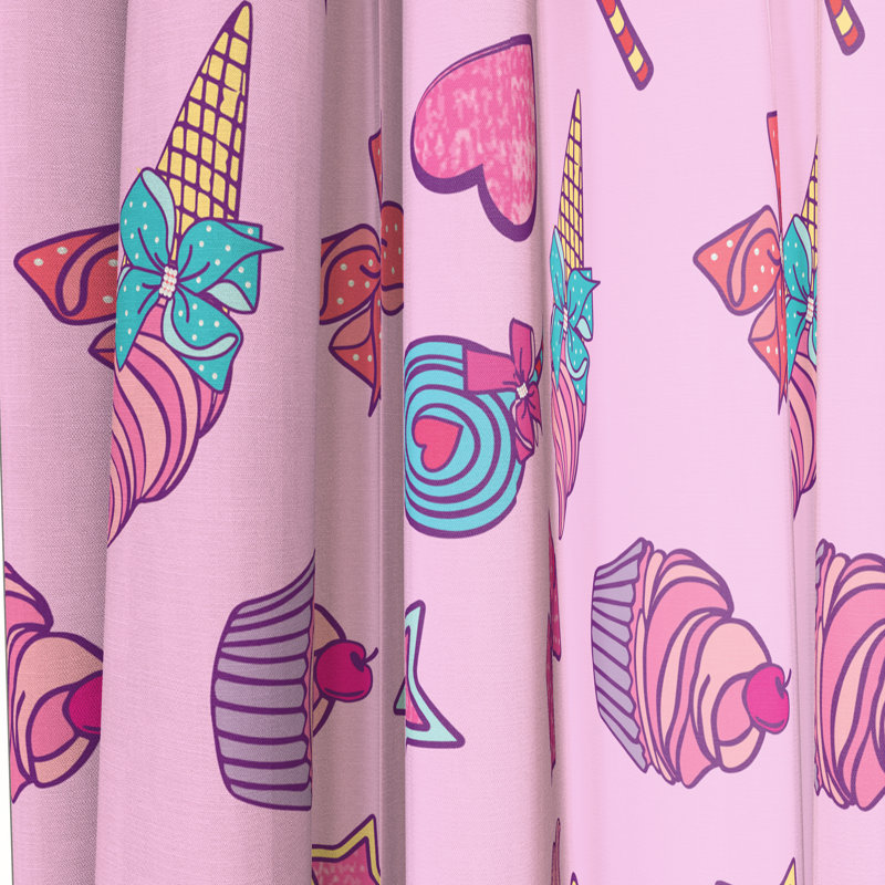 Nickelodeon Jojo Siwa Dream Believe Room Darkening Curtain Panels