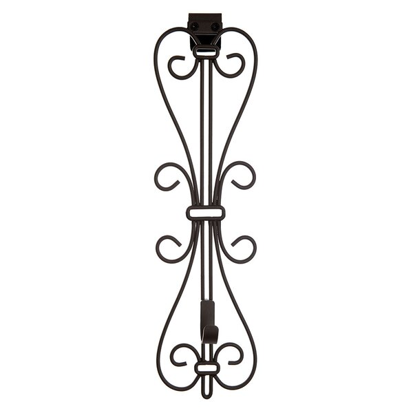 Adjustable Length Wreath Hanger with Interchangeable Icons 4 WREATH HANGERS IN 1 Antique Brass--Sun/Snowflake/Butterfly/Fleur de lis 