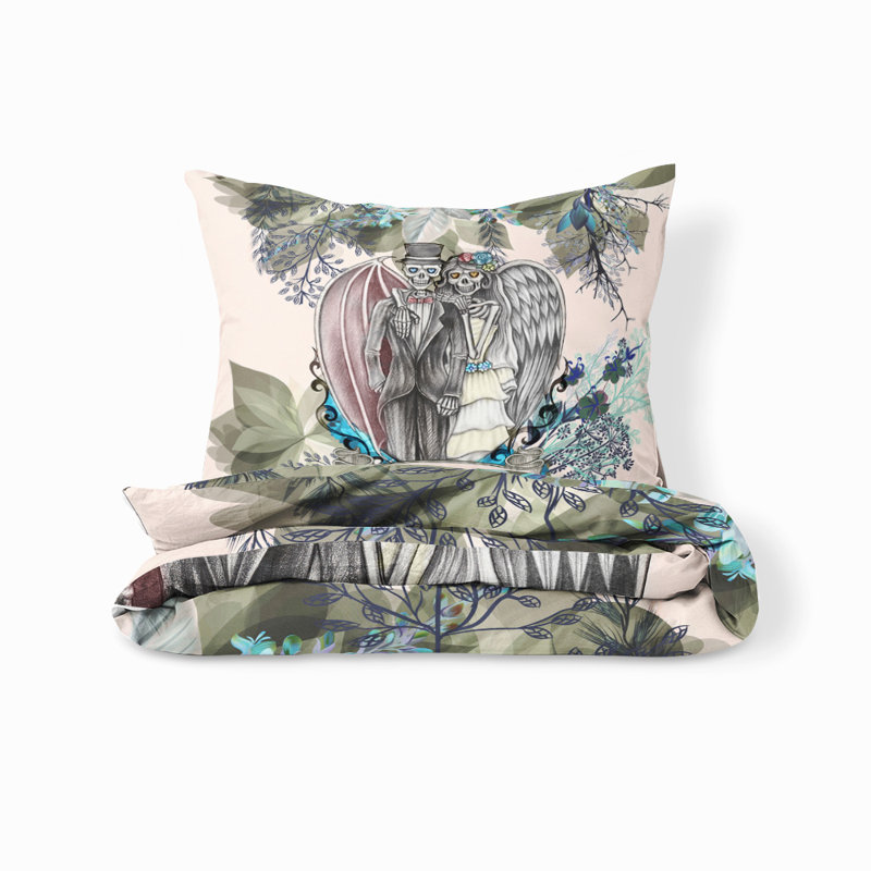 Trule Teen Garza Angel And The Devil Single Duvet Cover Wayfair