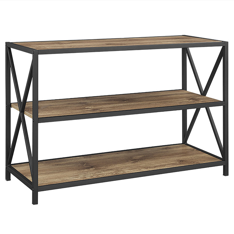 Augustus 26 H X 40 W Metal Etagere Bookcase Reviews Birch Lane