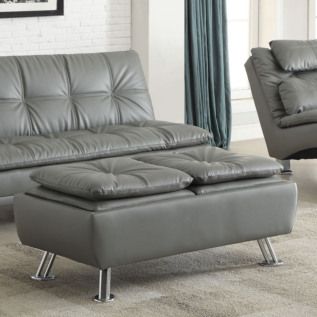 Darby Home Co Barium Tufted Storage Ottoman Reviews Wayfair