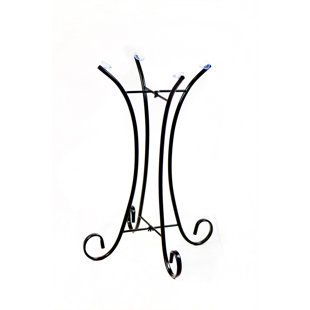Continental Art Center High Metal Stand Birdbath Wayfair