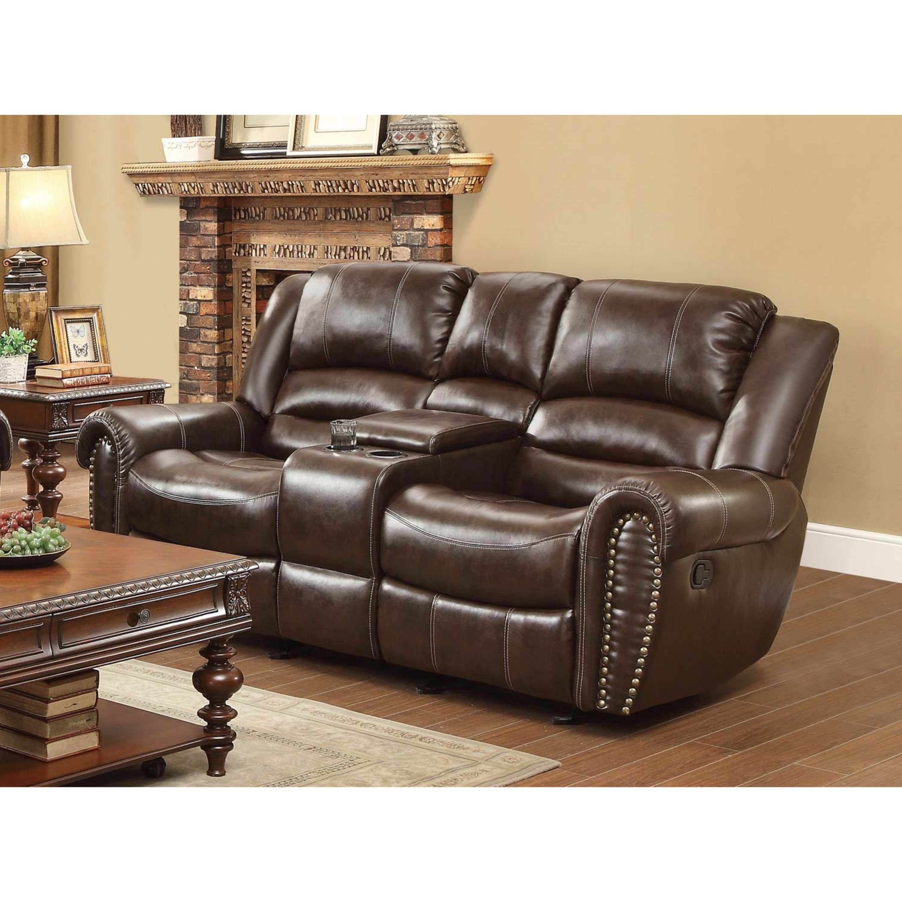 Red Barrel Studio Neida Rolled Arm Reclining Loveseat Wayfair