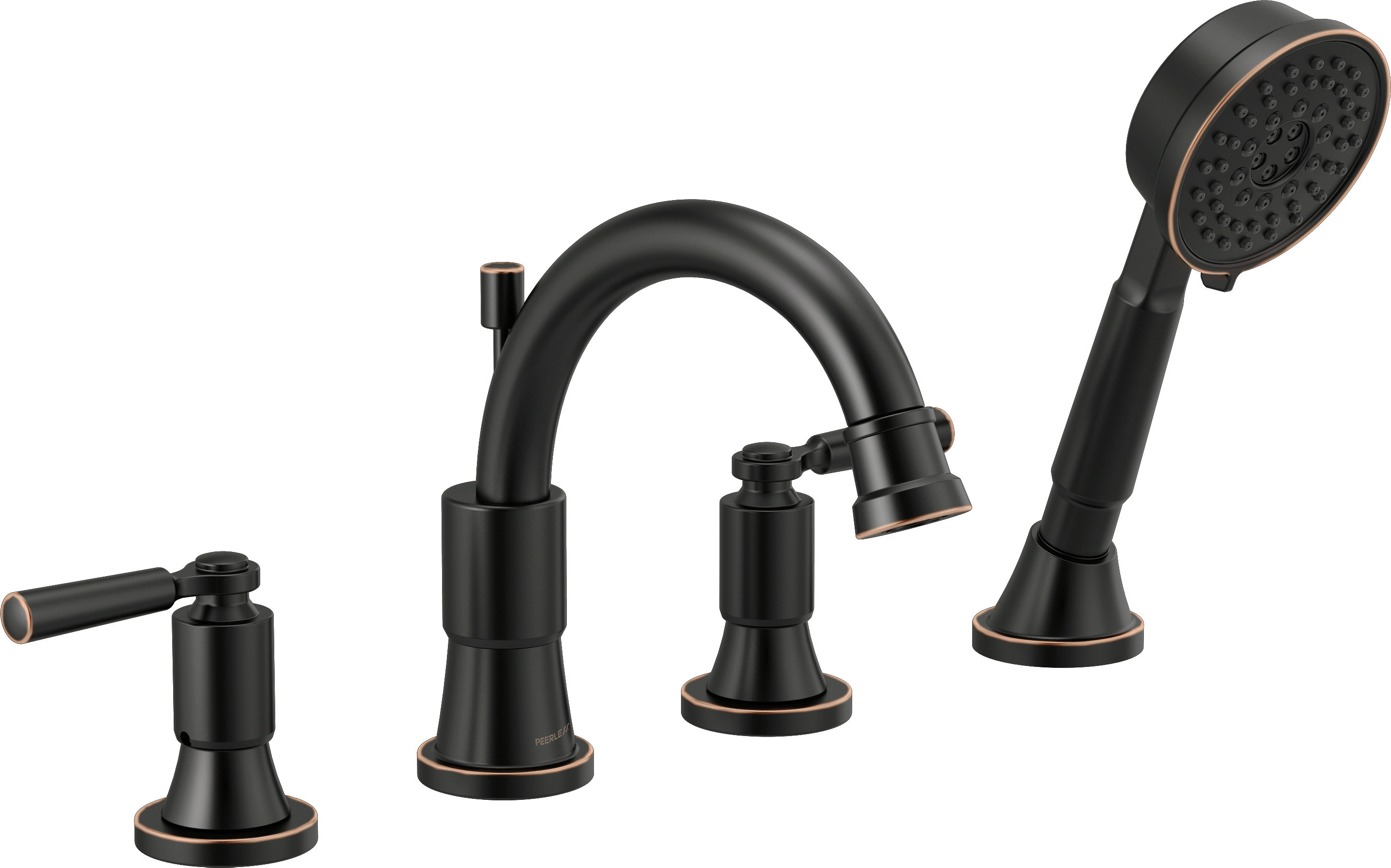Peerless Faucets Westchester Double Handle Deck Mounted Roman Tub
