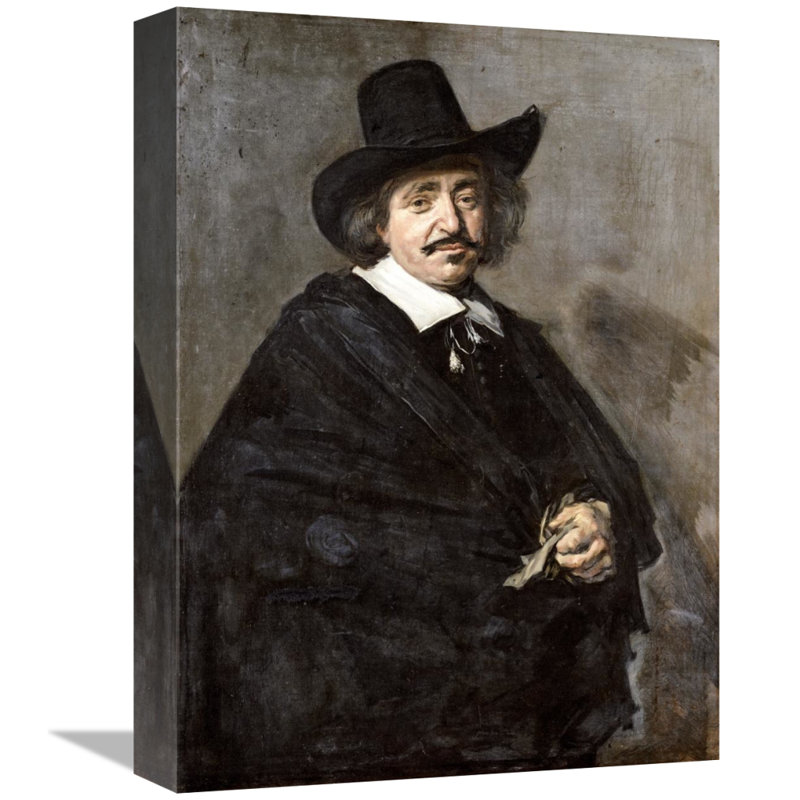 East Urban Home Portrait Of A Gentleman Print On Canvas Wayfair