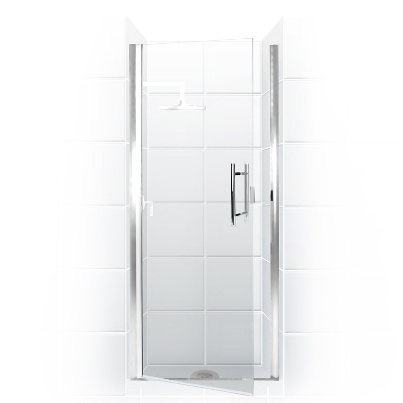 Coastal Industries Paragon Series 23 X 65 Hinged Semi Frameless Shower Door Wayfair