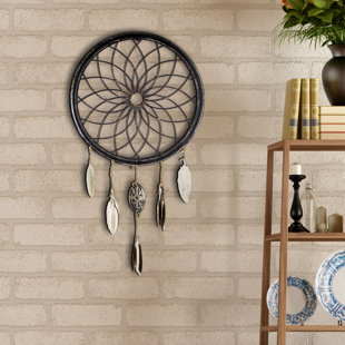 Vintage Shabby Chic Wall Decor Wayfair Art Decor Dreamcatcher Wheel Feathers Wall Décor