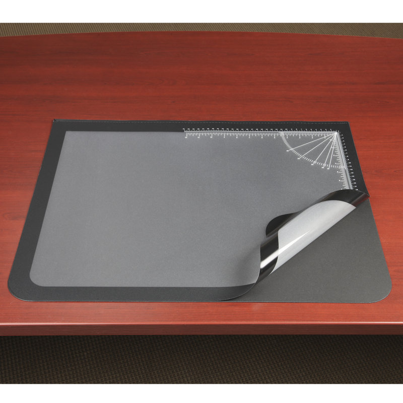 Rebrilliant Eccles Logo Pad Lift Top Desktop Organizer Desk Mat Wayfair