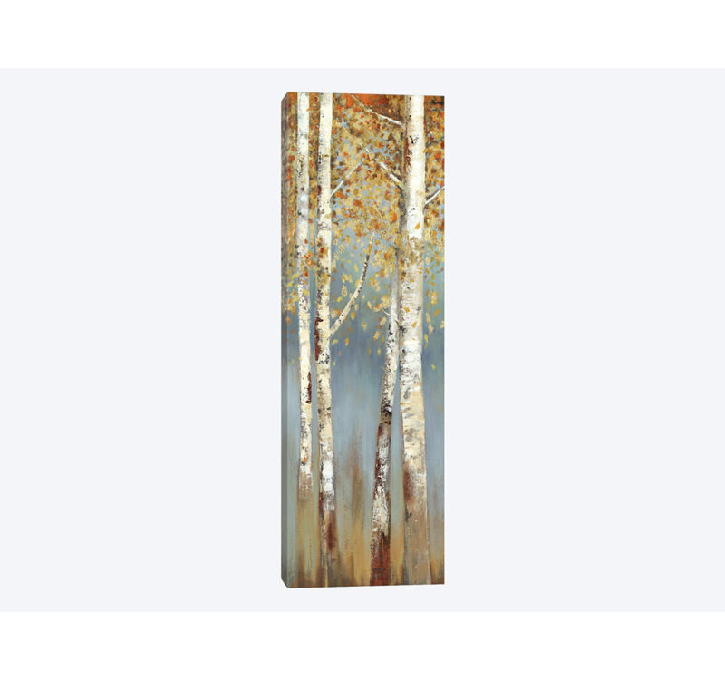 East Urban Home Butterscotch Birch Trees I By Allison Pearce