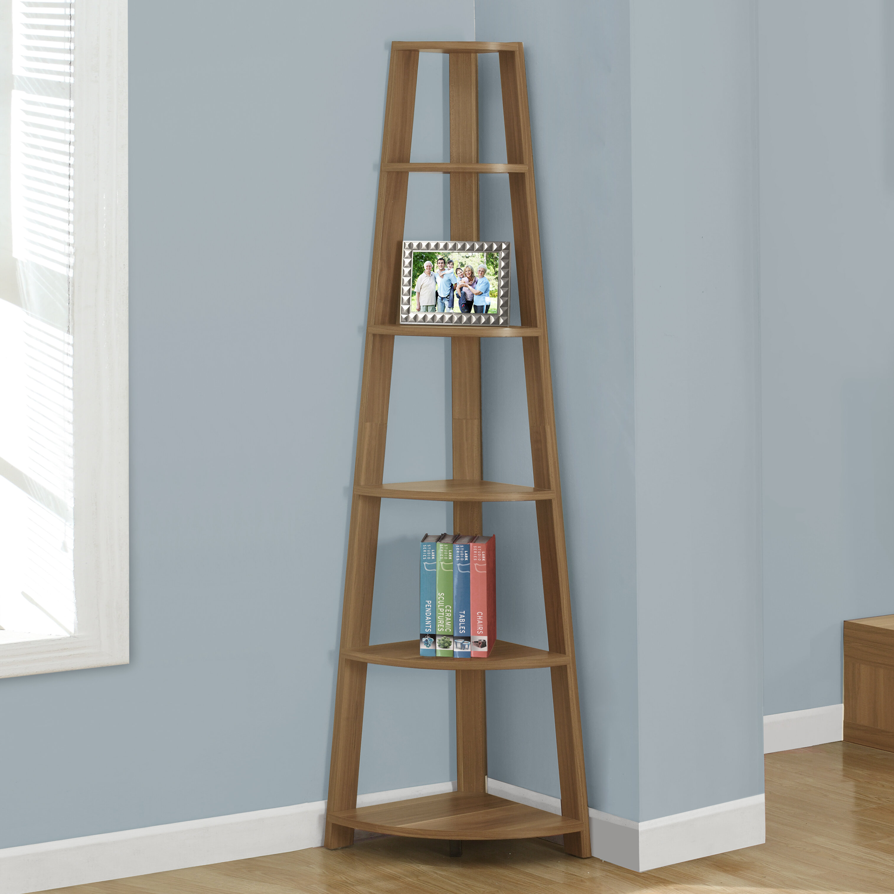 Andover Mills Arabella Corner Bookcase Reviews Wayfair Ca