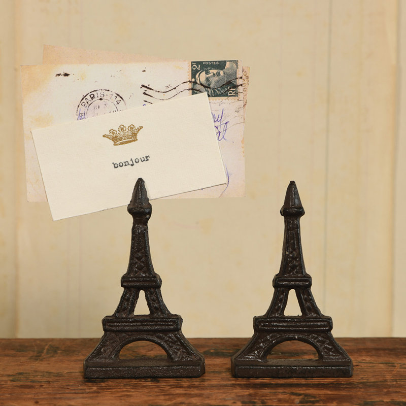 One Allium Way Place Card Holders Collection Eiffel Tower Place Card Holder Wayfair