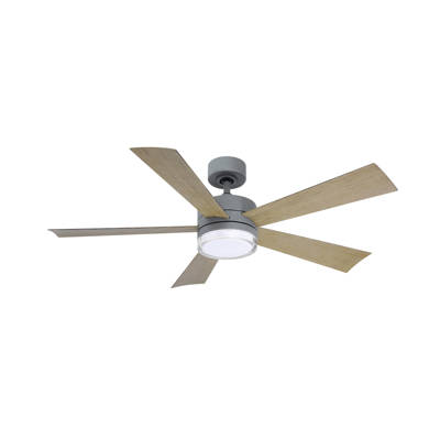 Haiku Home 52 3 Blade Led Smart Standard Ceiling Fan With Remote Control And Light Kit Included Perigold