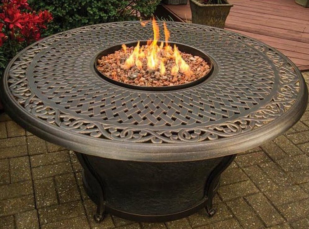 cheap gas fire pit tables