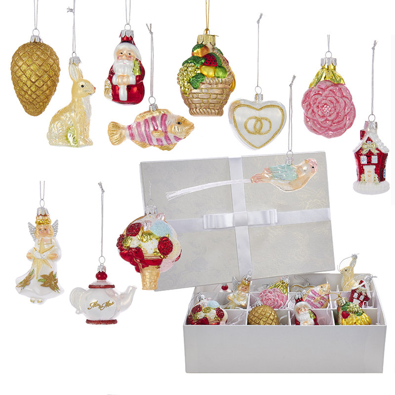wedding christmas ornament set