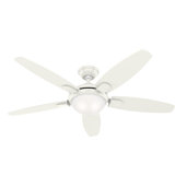 Hunter Fan 54 Contempo 5 Blade Ceiling Fan With Remote Light Kit