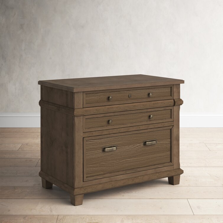 solid pine filing cabinet 2 drawer