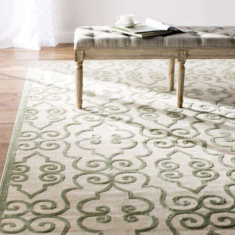Robicheaux Cream Light Green Area Rug Reviews Birch Lane Robicheaux Cream Light Green Area Rug