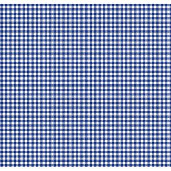 navy gingham crib sheet