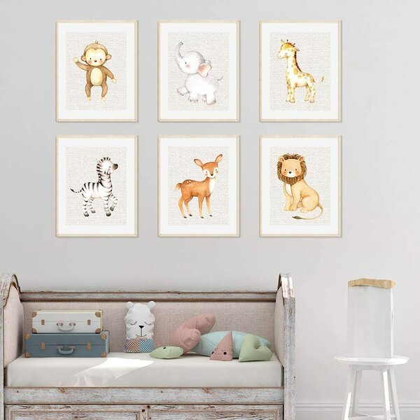 Elephant Family Wall Print,SET OF THREE VARIOUS SIZES,Wall Print,Nursery Prints, 