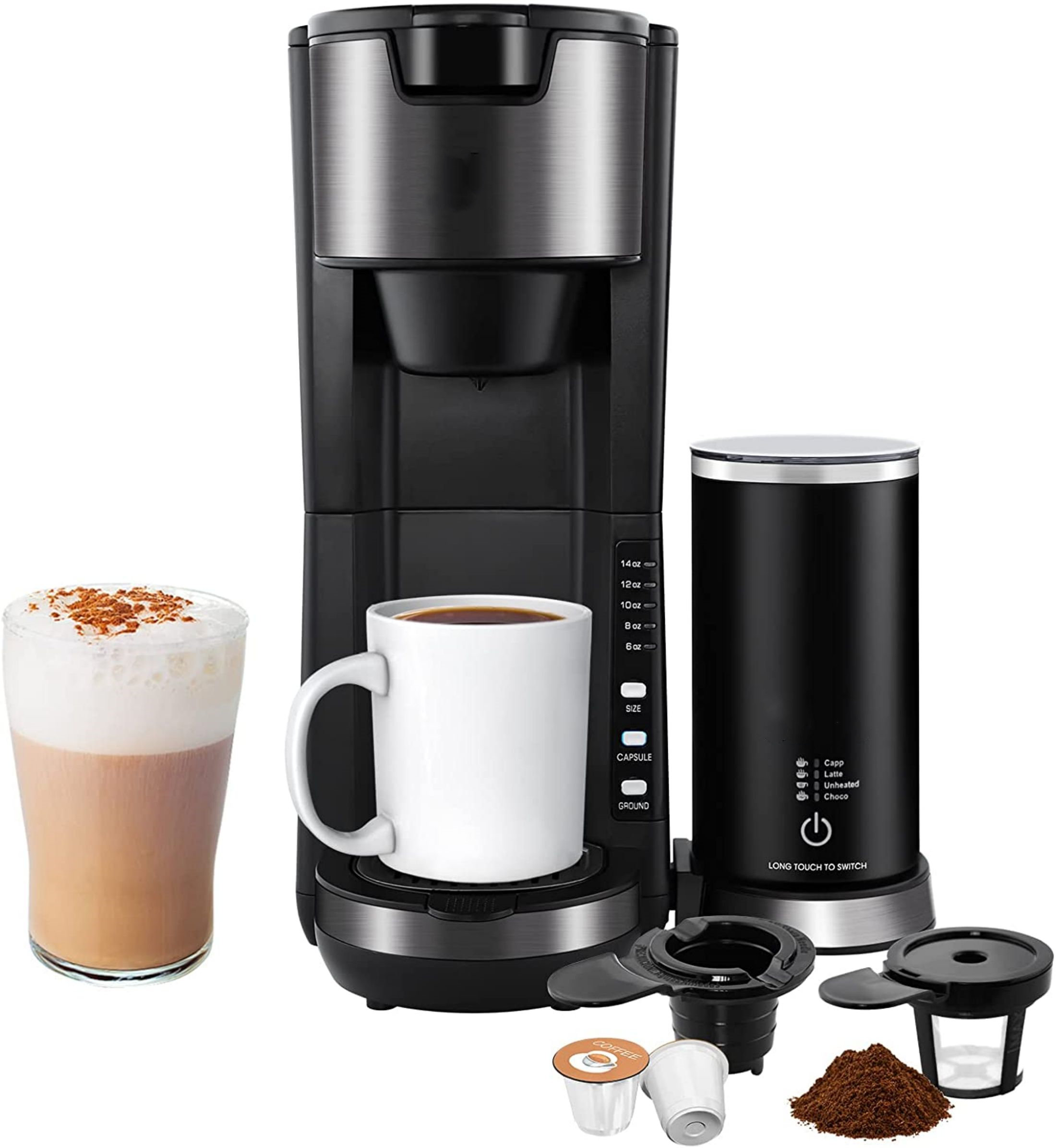 Cup Cappuccino Latte Coffee Maker 