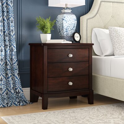 Blumer 3 Drawer Nightstand Darby Home Co