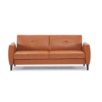 Orange Leather Sofa Sale : Pilow Top Sofa Classic Leather Oregon Sofa 568 Leather Furniture Usa : Walmart.com has been visited by 1m+ users in the past month