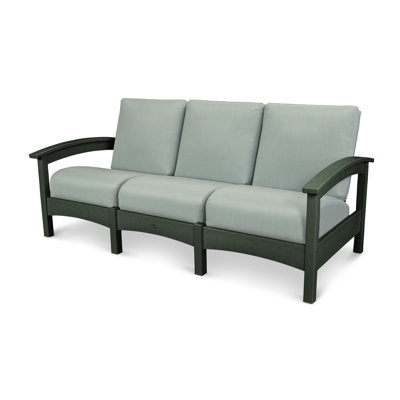 Rockport Club Sofa Trex Outdoor Color: Rainforest Canopy / Spa