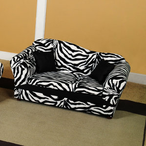 Wave Kids Club Faux Fur Sofa by Keet