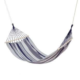 Go to store & view more images Wafer Mountain Breeze Cotton Tree Hammock by Breakwater Bay
