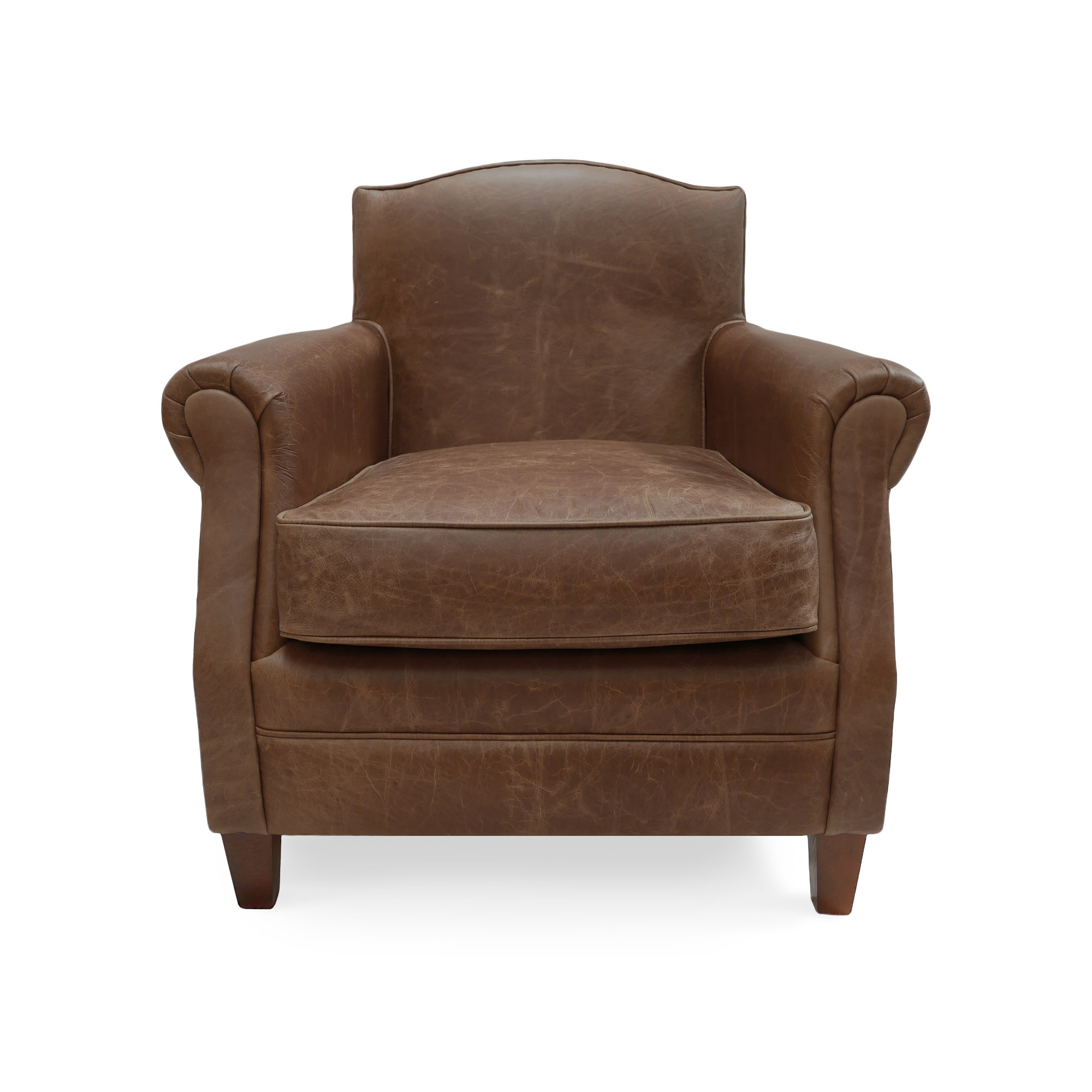 upholstered club chair