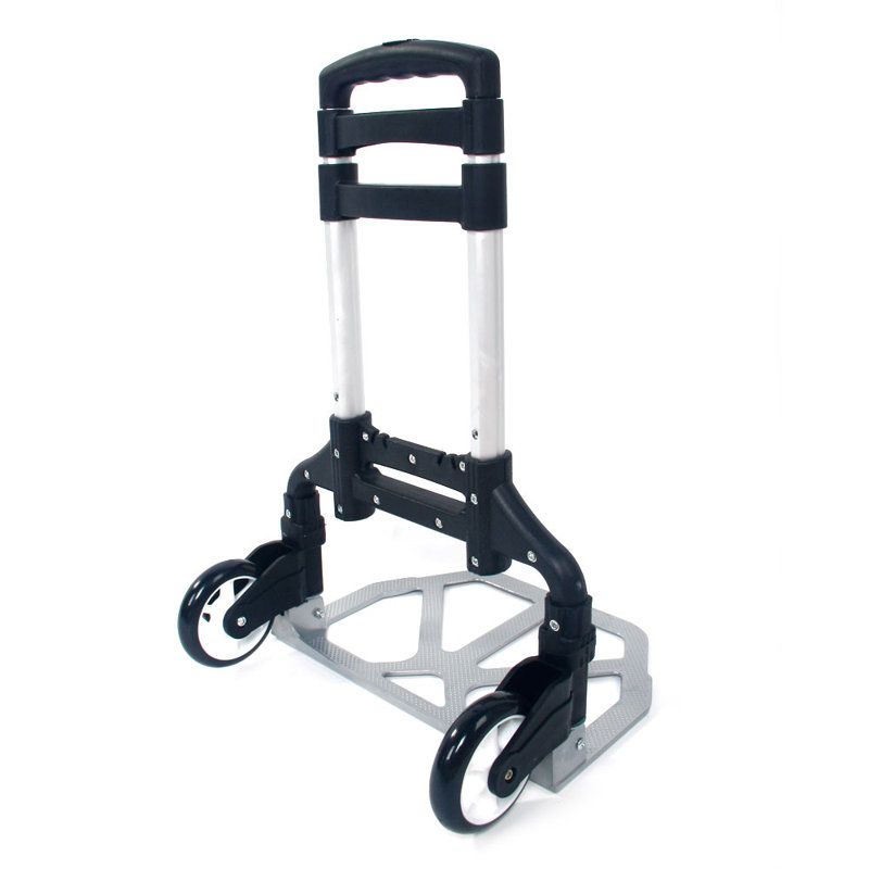 Zimtown 165 Lb Capacity Folding Aluminium Hand Truck Dolly Wayfair