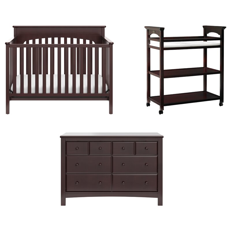 Graco Lauren 4 In 1 Convertible 3 Piece Nursery Furniture Set