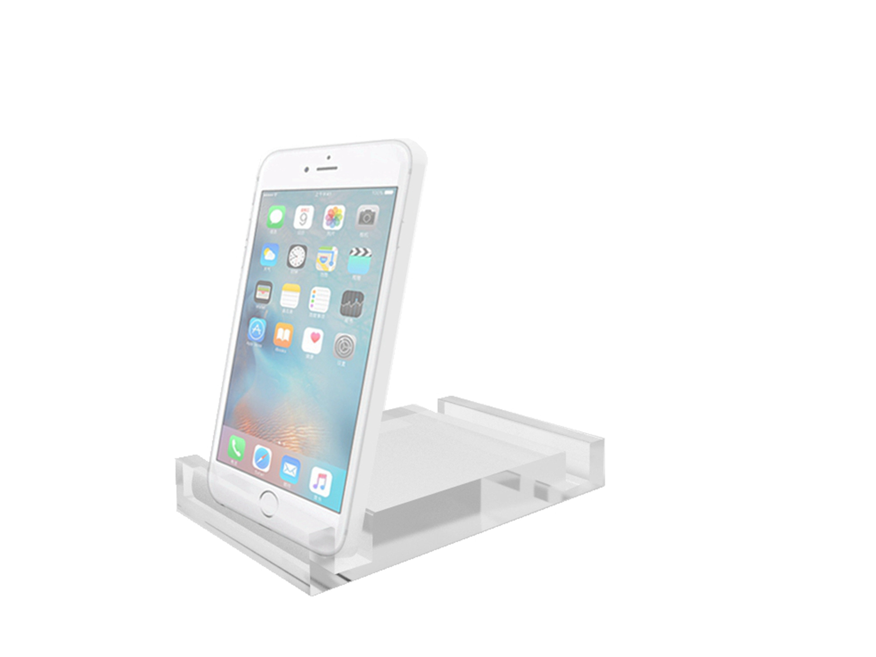 Fixturedisplays Details About Iphone Ipad Android Phone Tablet Holder Stand Thick Crystal Clear Acrylic Sharp Angle Look Groove Is 11mm Deep Wayfair