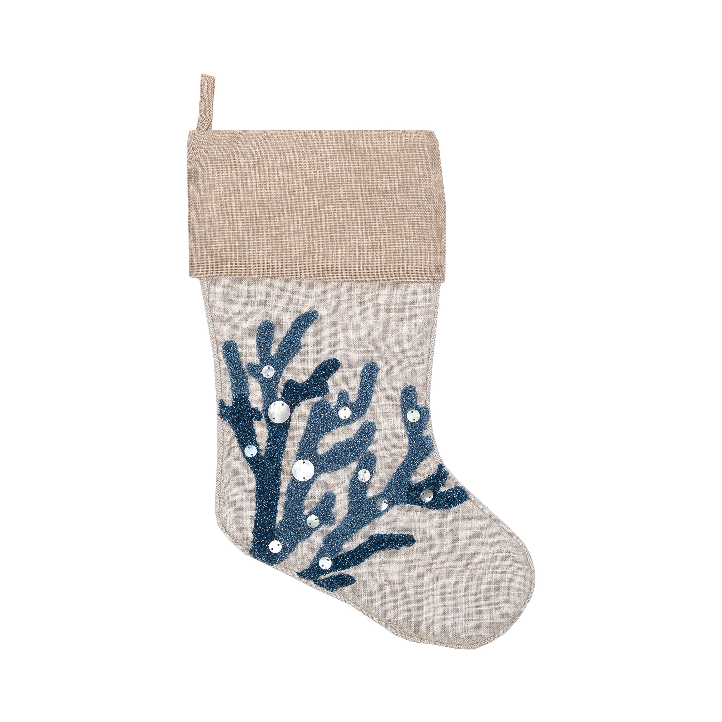 NEW~Turtle Starfish,Clam Coastal Christmas Stocking~Great For The Beach Lover~ 