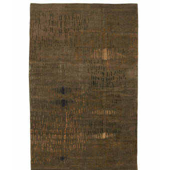 Bokara Rug Co Inc Safari Animal Print Hand Knotted Gold Beige Area Rug Wayfair