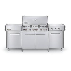 Summitu00ae Center 6-Burner Propane Gas Grill with Smoker