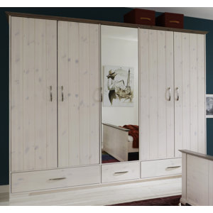 Drehtürenschrank Hanstholm, 206 cm H x 238 cm B x 61 cm T von Haus am Meer