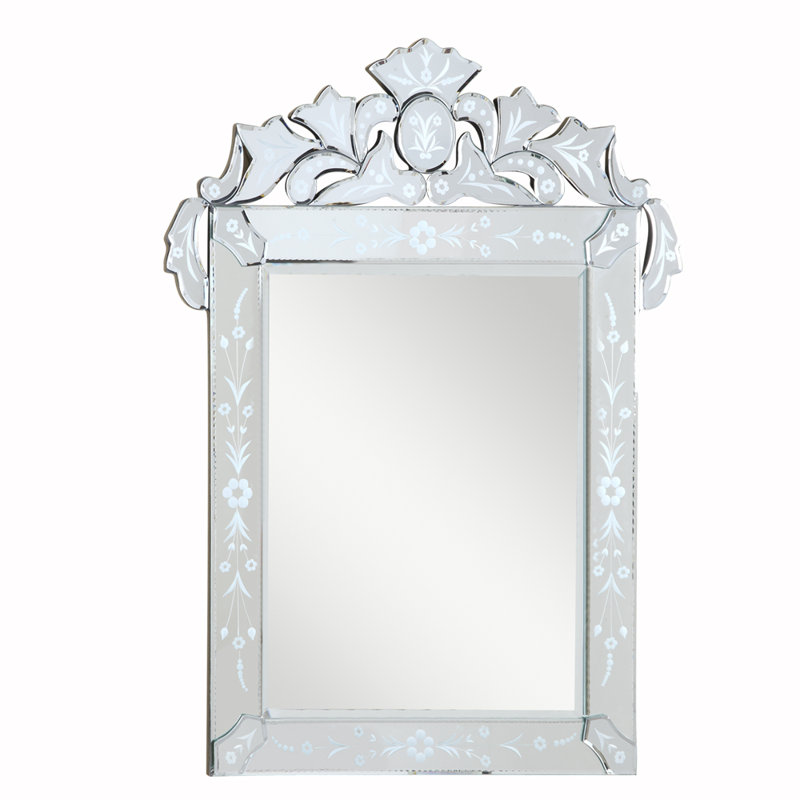 Glam Vertical Accent Wall Mirror