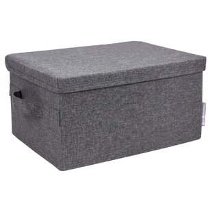 large fabric storage boxes with lids