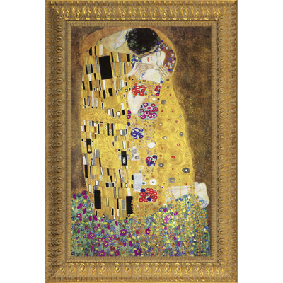 The Kiss, 1908 by Gustav Klimt Framed Painting Print