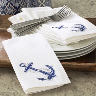 View Ostrander Anchor Waffle Weave 18 Napkin Set of