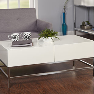 Woodway Coffee Table With Storage by Orren Ellis Discount