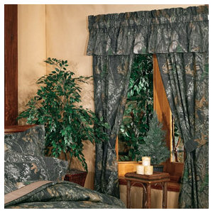 New Break Up Camouflage Rod Pocket Curtain Panels (Set of 2)