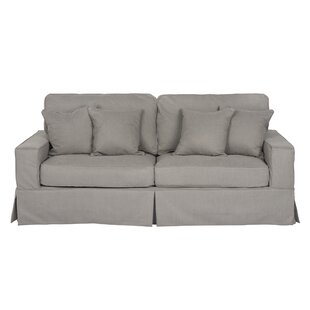 Elsberry Box Cushion Sofa Slipcover By Darby Home Co