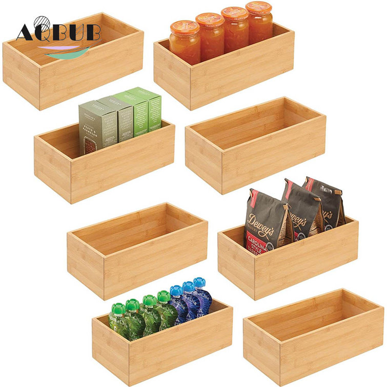 AQUABUBINC Bamboo Crate Set | Wayfair