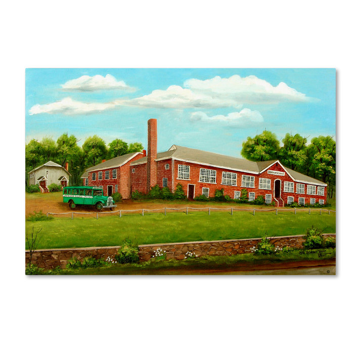 Trademark Art Banoak High 1930 Oil Painting Print On Wrapped
