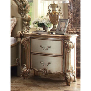 Go to store & view more images Stuckey Wooden 2 Drawer Nightstand by Astoria Grand